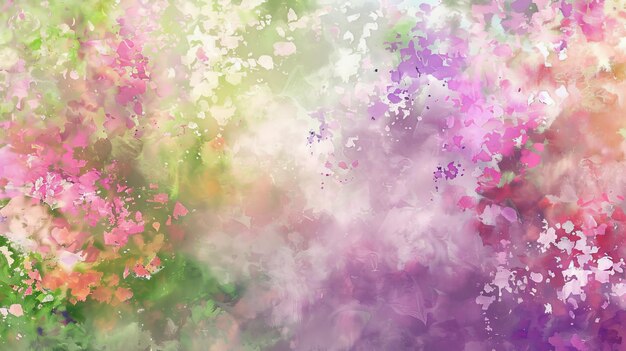 Photo abstract floral watercolor background