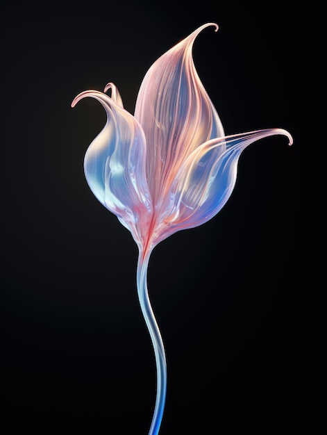 Abstract flower bud