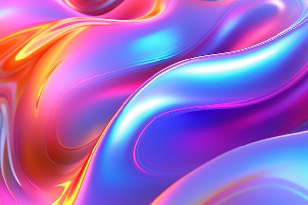 Abstract flowing liquid background material 3D rendering abstract fluid background