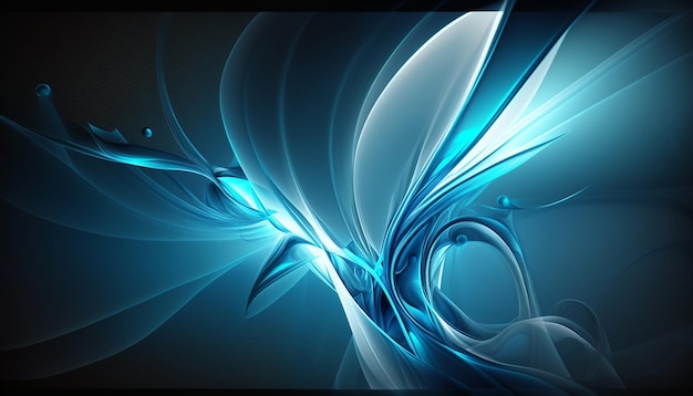 Abstract fluid 3d wave in motion background blue color. Suitable background and wallpaper