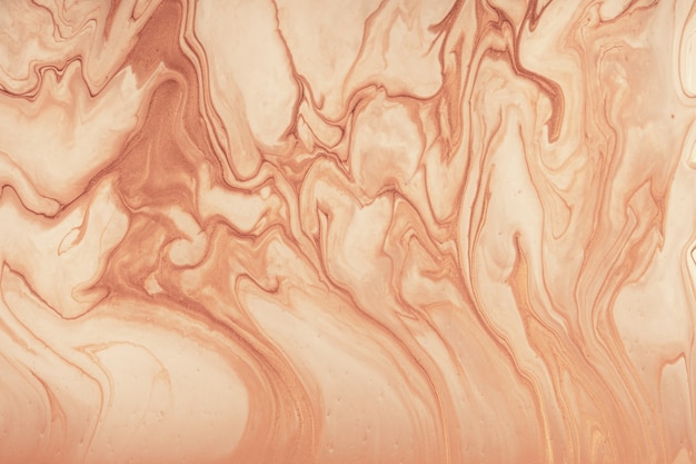 Abstract fluid art background brown and beige colors