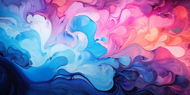 Abstract fluid background watercolorAi generative