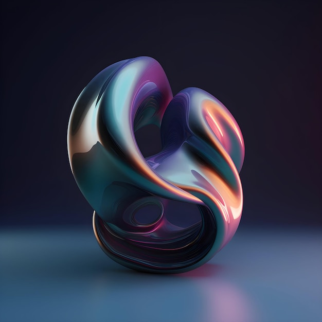 A abstract fluid Shape