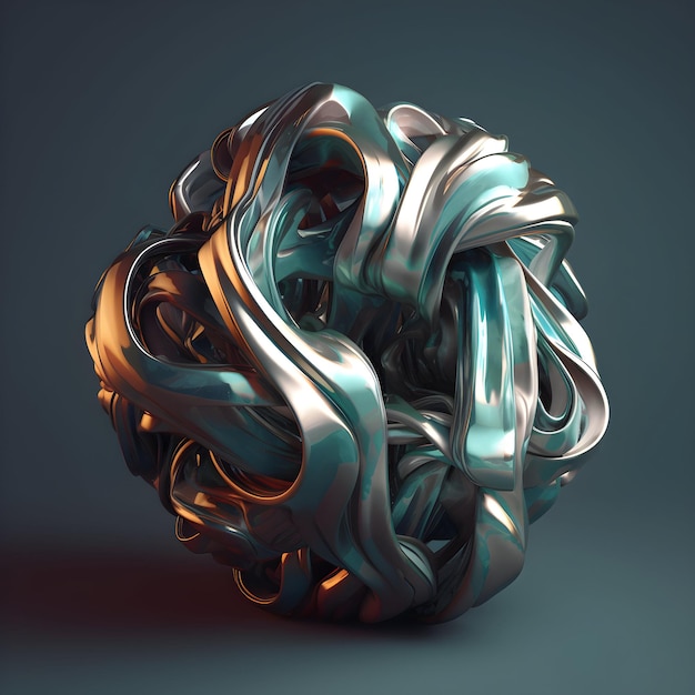 A abstract fluid Shape