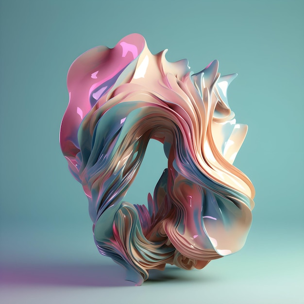 A abstract fluid Shape