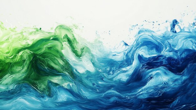 Photo abstract fluid waves