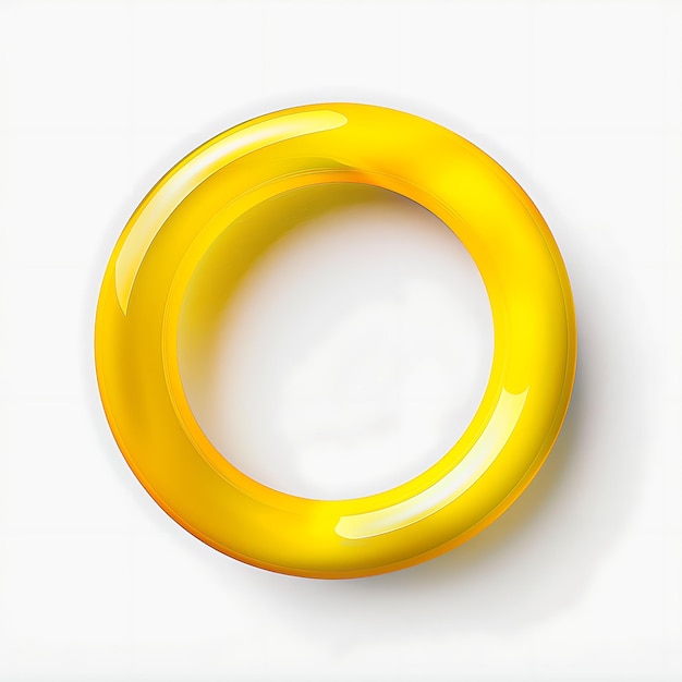 abstract fluid yellow ring on black background gradient and grainy