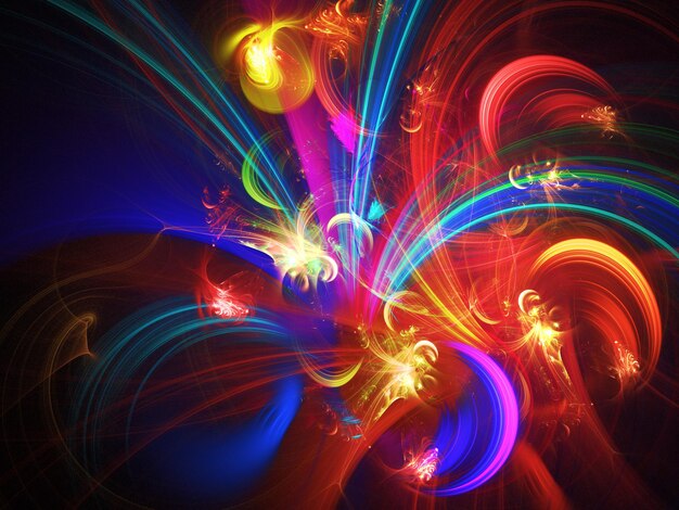 Photo abstract fractal background