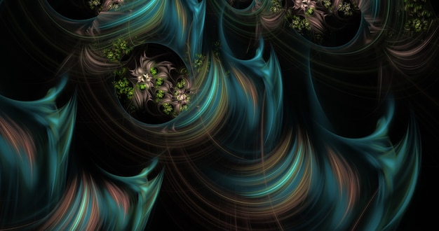 Abstract fractal background