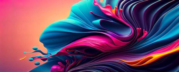 Abstract fractal background