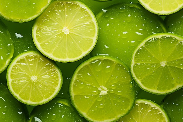 Abstract Fresh Lime Seamless Background