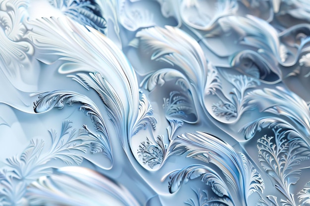 Abstract Frozen 3D Patterns for Visuals