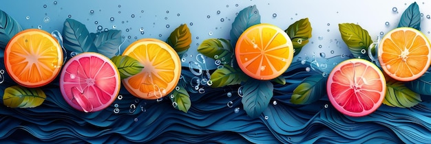 Abstract Fruit Background