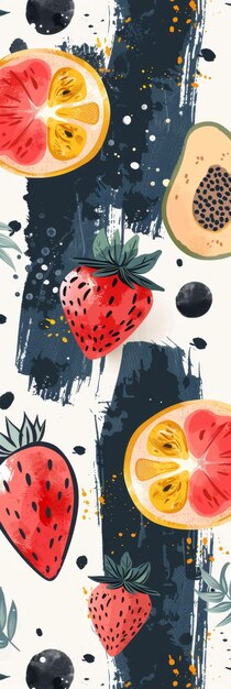 Abstract Fruit Background