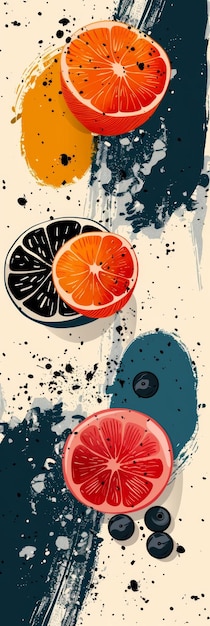 Abstract Fruit Background