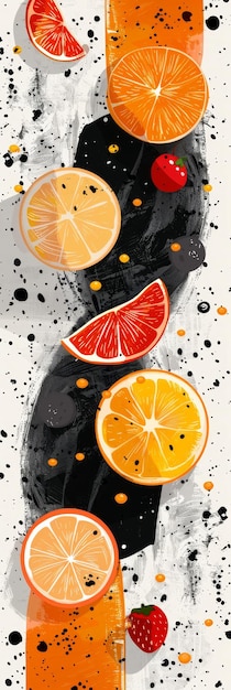 Abstract Fruit Background