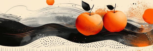 Abstract Fruit Background