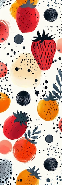 Abstract Fruit Background