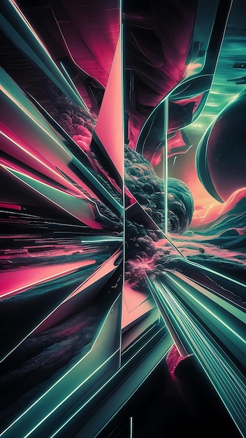 Abstract Futuristic Background