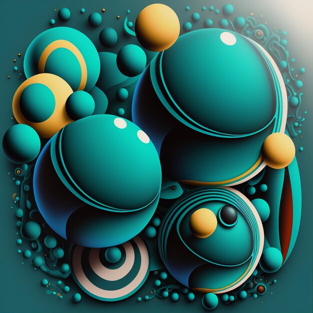 Abstract futuristic contemporary modern cosmic design in cartoon style