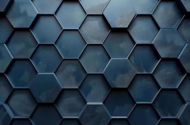 abstract and futuristic hexagon background