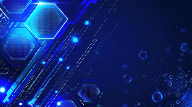 Abstract Futuristic Technology Background