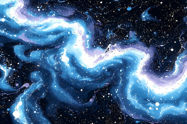 Abstract Galaxy Nebula Cosmic Swirl