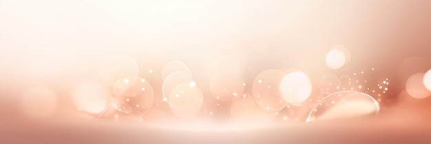 abstract gentle light beige background with a subtle bokeh effect Generative AI