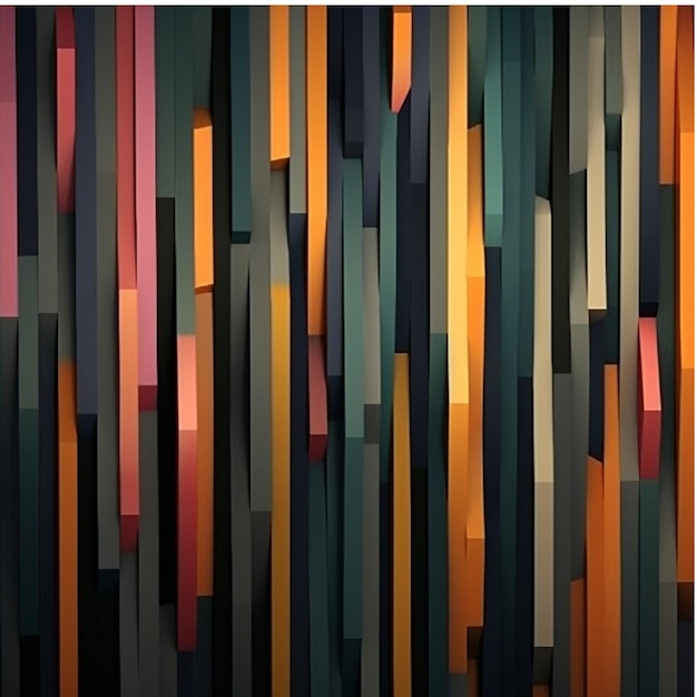 Abstract geometric background with colored stripes Vector illustration