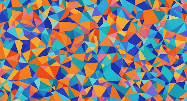 abstract geometric colorful pattern