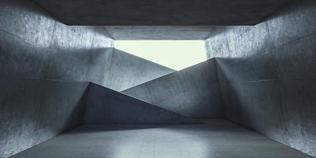 Abstract geometric concrete texture. 3d render