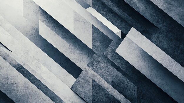 Photo abstract geometric design featuring layered shapes in gray tones creating a modern and sophisticated visual effect