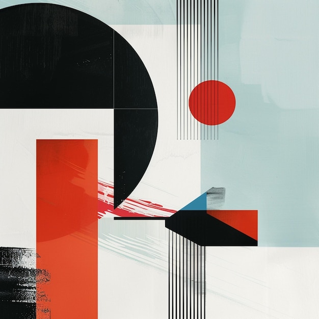 Photo abstract geometric illustration