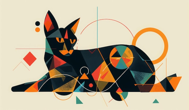 Abstract geometric illustration