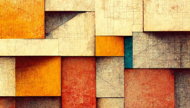 abstract geometric lines texture blocks