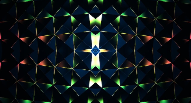 Abstract geometric neon background