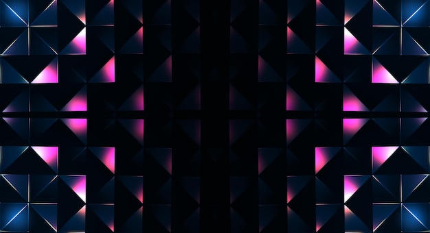 Abstract geometric neon background