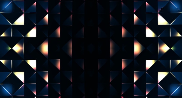 Abstract geometric neon background