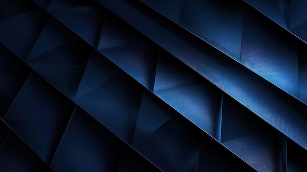 Abstract Geometric Pattern in Dark Blue