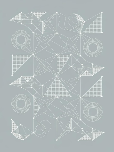 Photo abstract geometric pattern vector background ideas