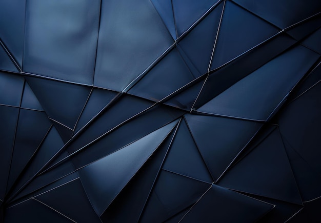 Abstract Geometric Pattern with Deep Blue Tones