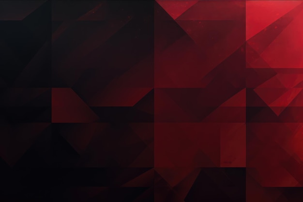 Abstract geometric red grainy gradient background