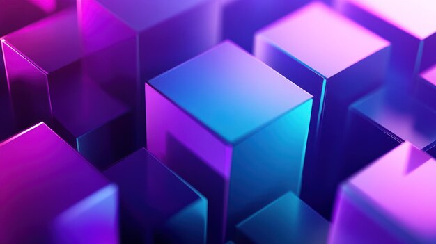 Photo abstract geometric shapes