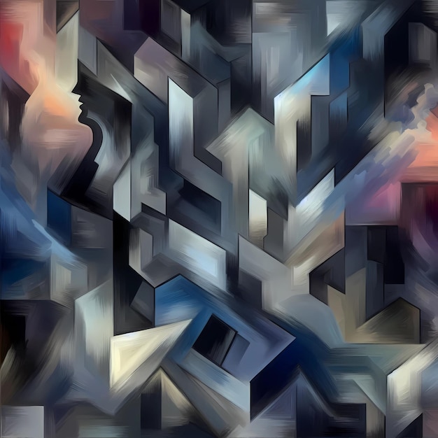 Abstract Geometric Symphony