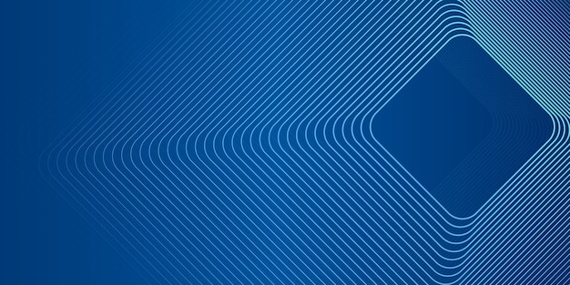 Abstract geometrical and blue with wavy line surface