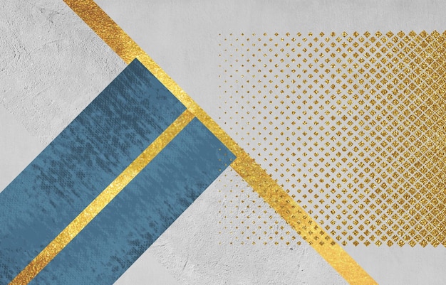 Abstract geometry, wallpaper, wallpaper, hang a picture. The golden background. The fashion of moder