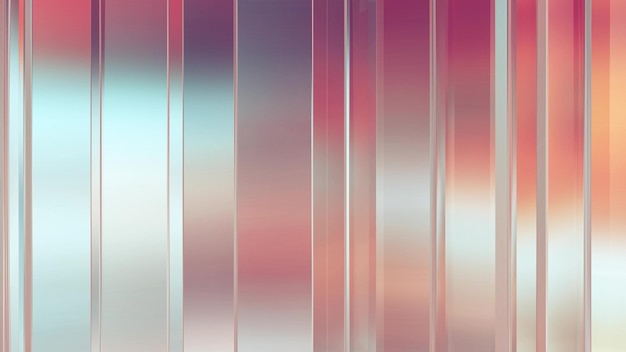 Abstract Glass Prism Colored Minimalist Background 3d render