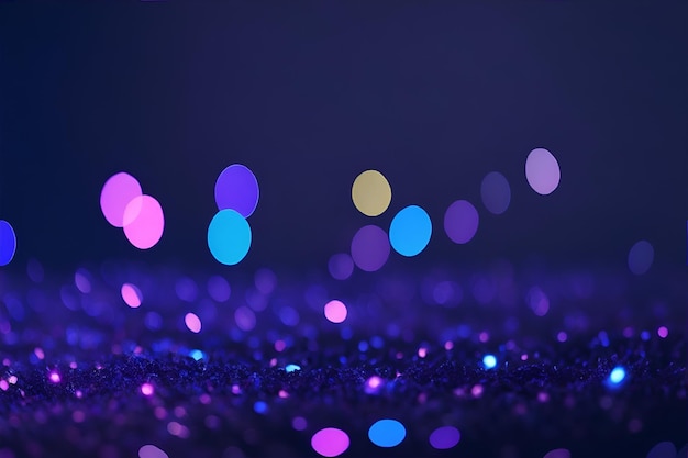 Abstract glitter colorful lights background