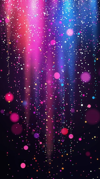 Abstract glittering background with purple and pink hues