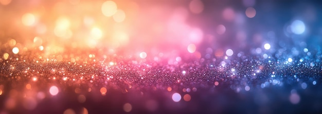 Photo abstract glittering bokeh background